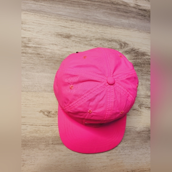 NWOT. American eagle neon pink hat. - Picture 4 of 5